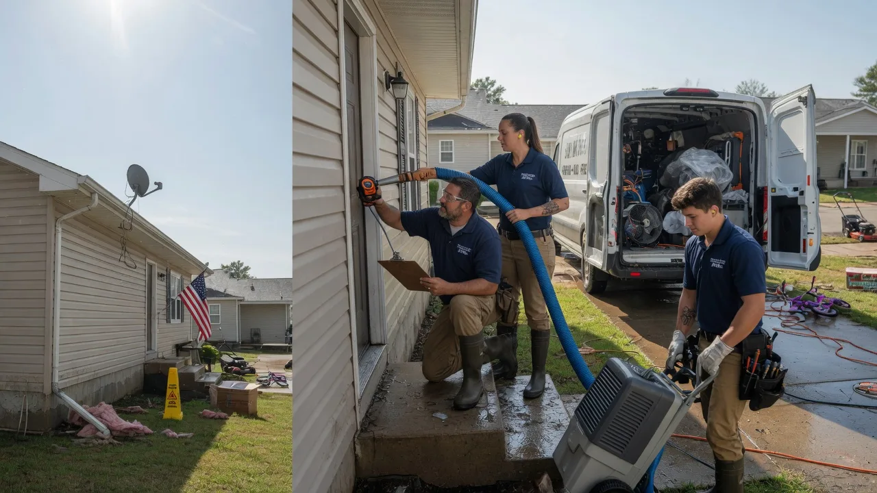 Ceiling Water Damage Restoration in Llano, TX near me